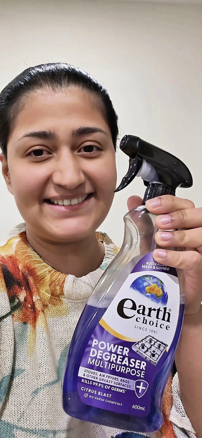 Customer photo review of Earth Choice Power Degreaser Multipurpose 600mL