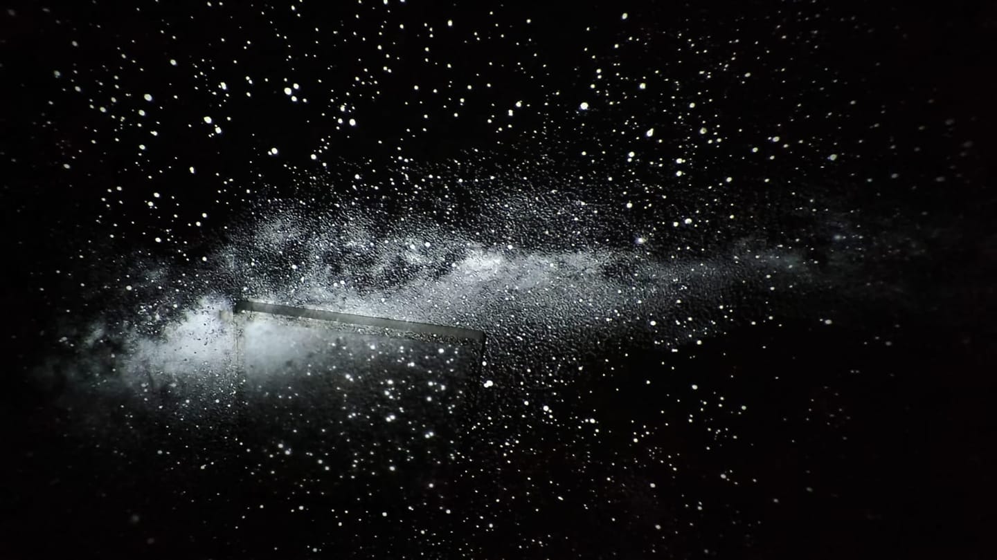 Customer photo review of Mini Proyector de Galaxia