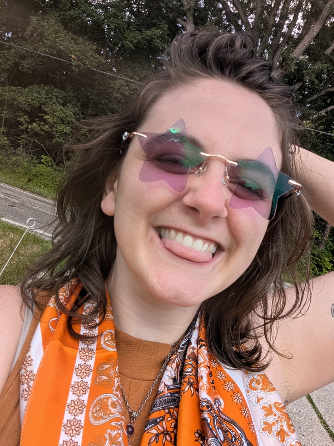 Customer photo review of Starr Eyeglasses