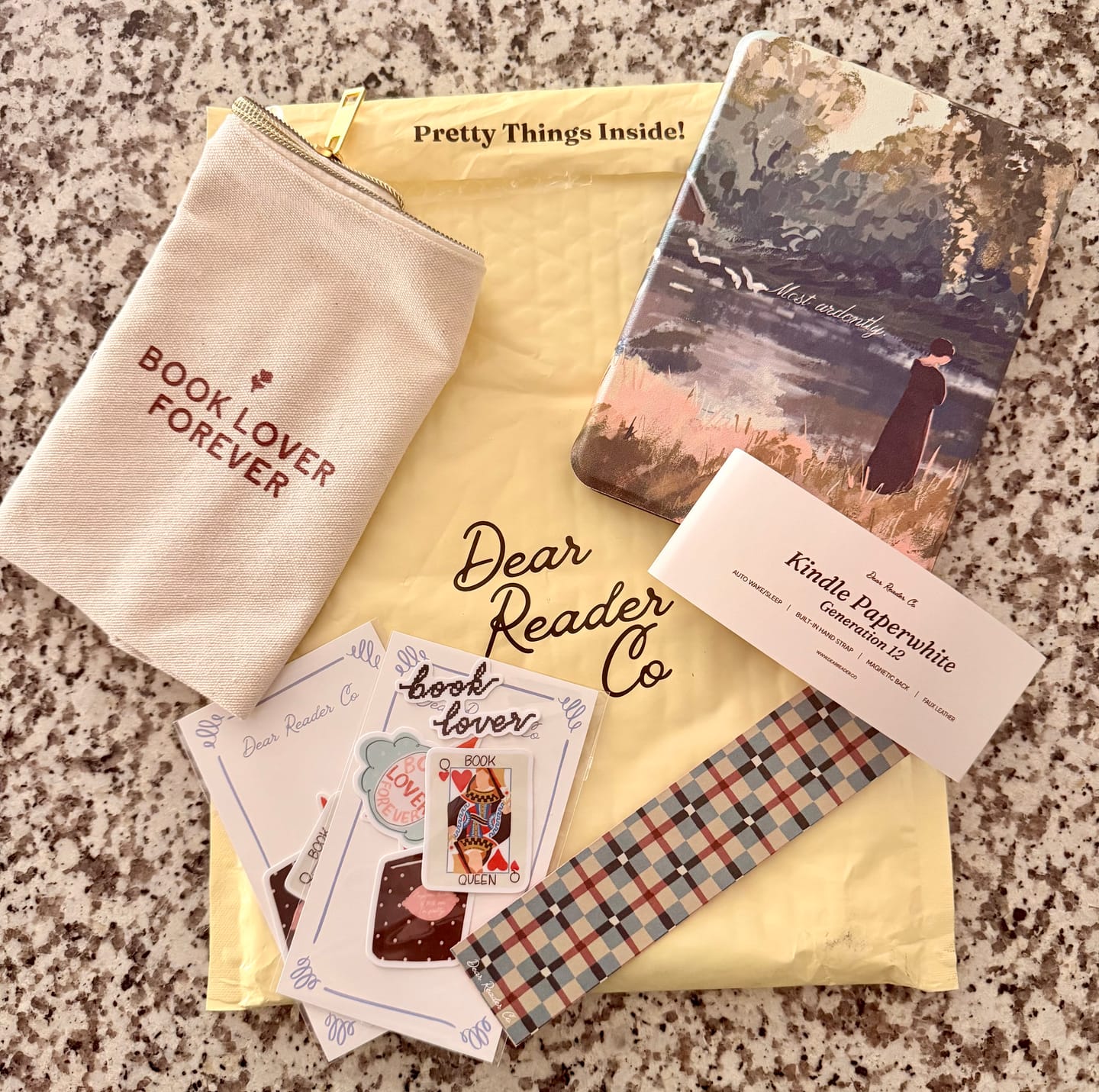 Customer photo review of Most Ardently - Kindle Case