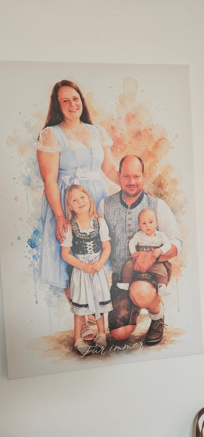 Customer photo review of Euer Foto als Kunstwerk – mit Live-Vorschau, als Poster oder Leinwand