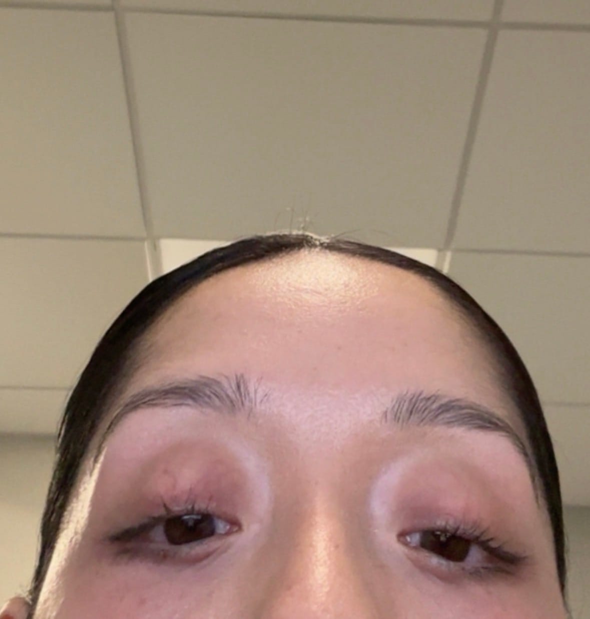 Customer photo review of fLASH EYELASH SERUM