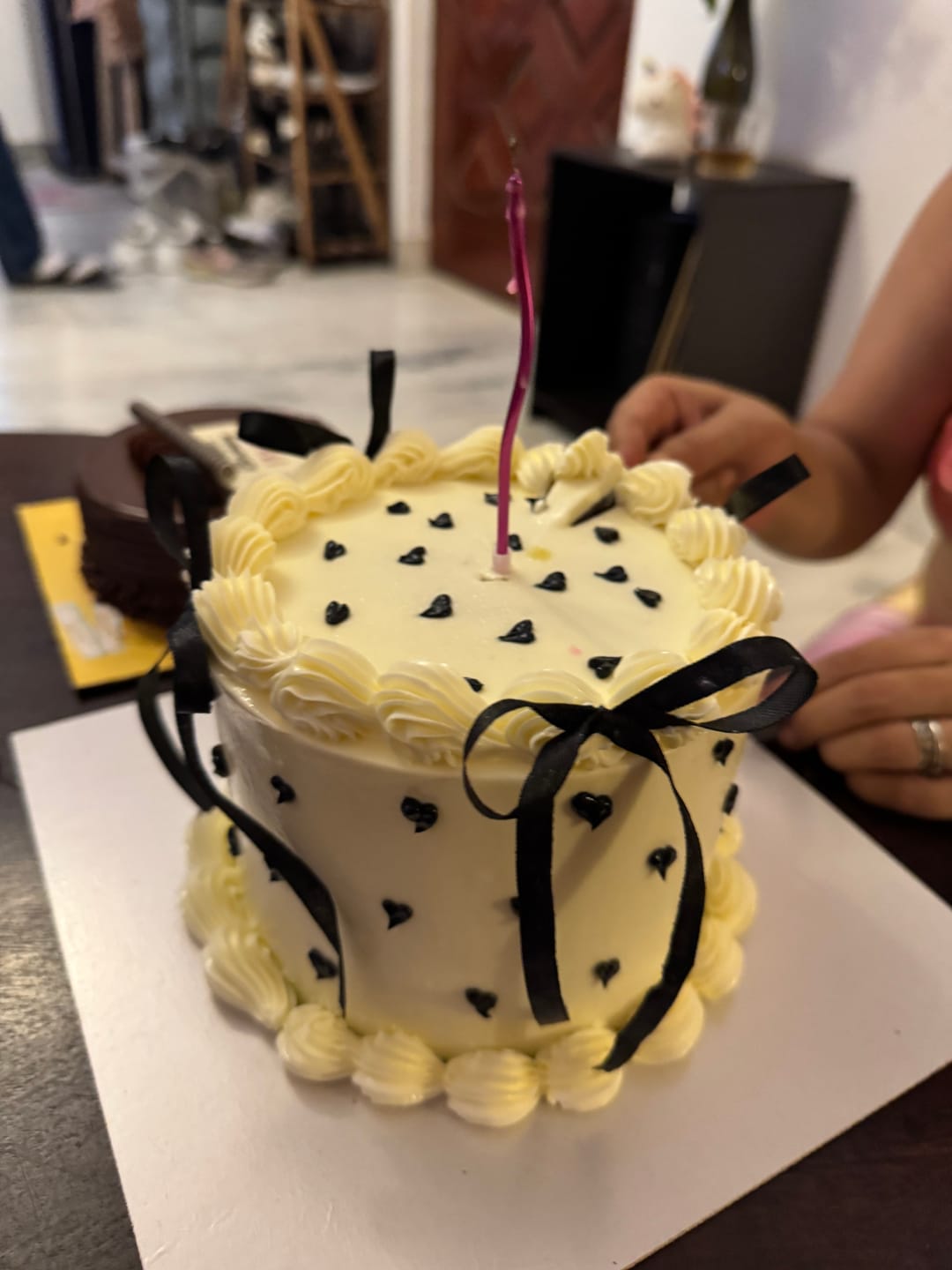 Customer photo review of Ribbon Heartful Cake