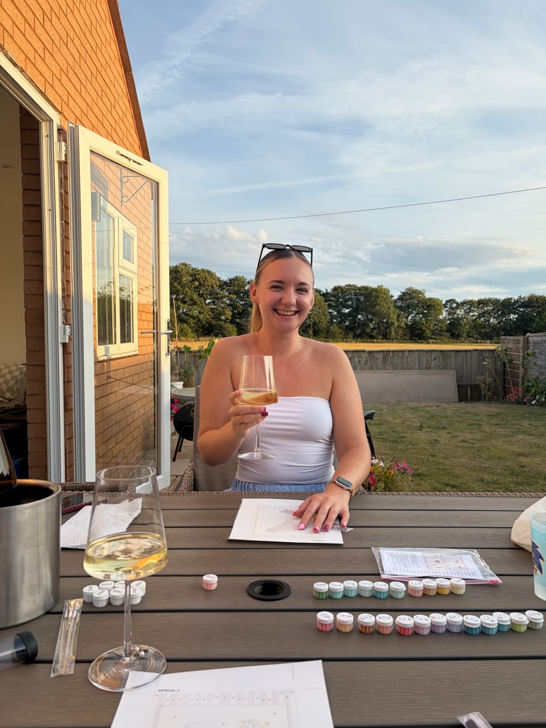 Customer photo review of 6 Mini Paintings - Striped Cocktails Set