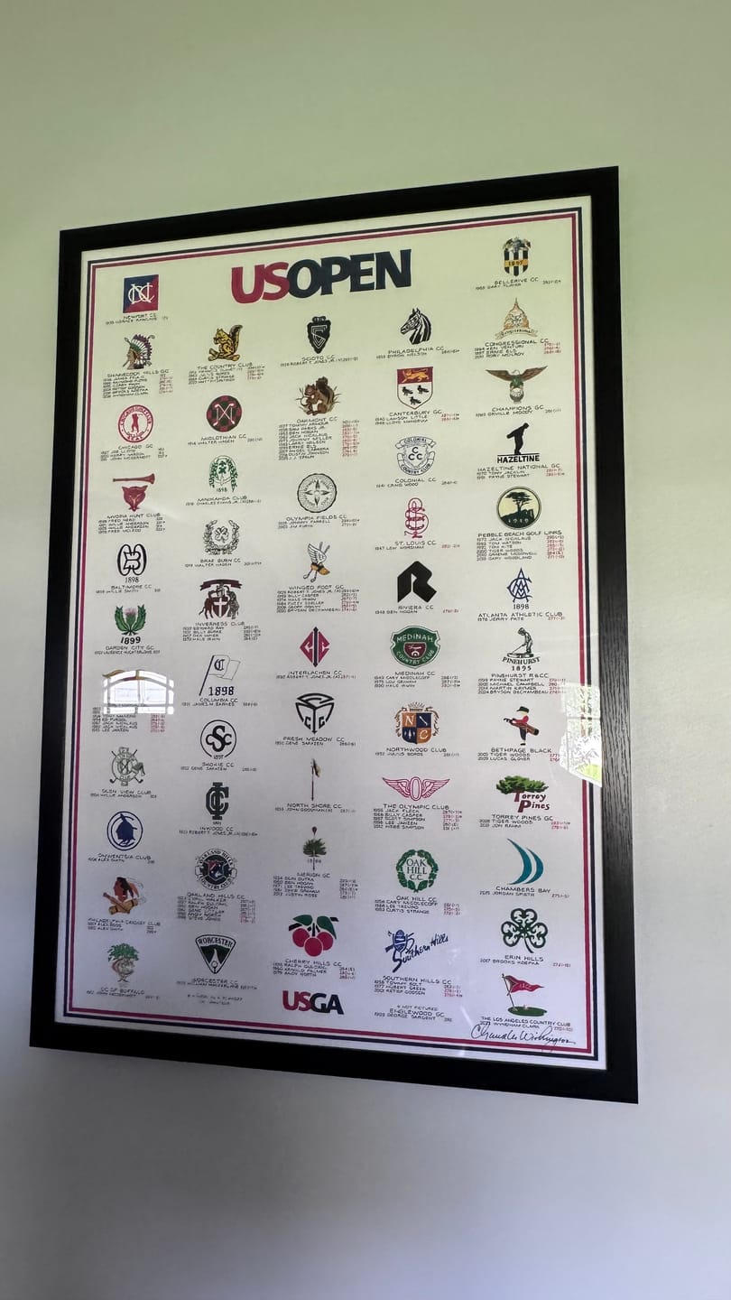 Customer photo review of The History of the U.S. Open (2026 Edition)