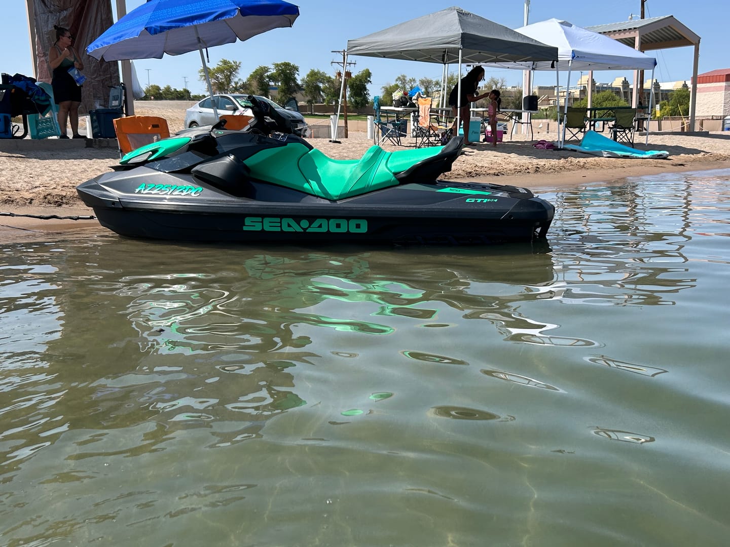 Customer photo review of Custom Boat Registration Numbers