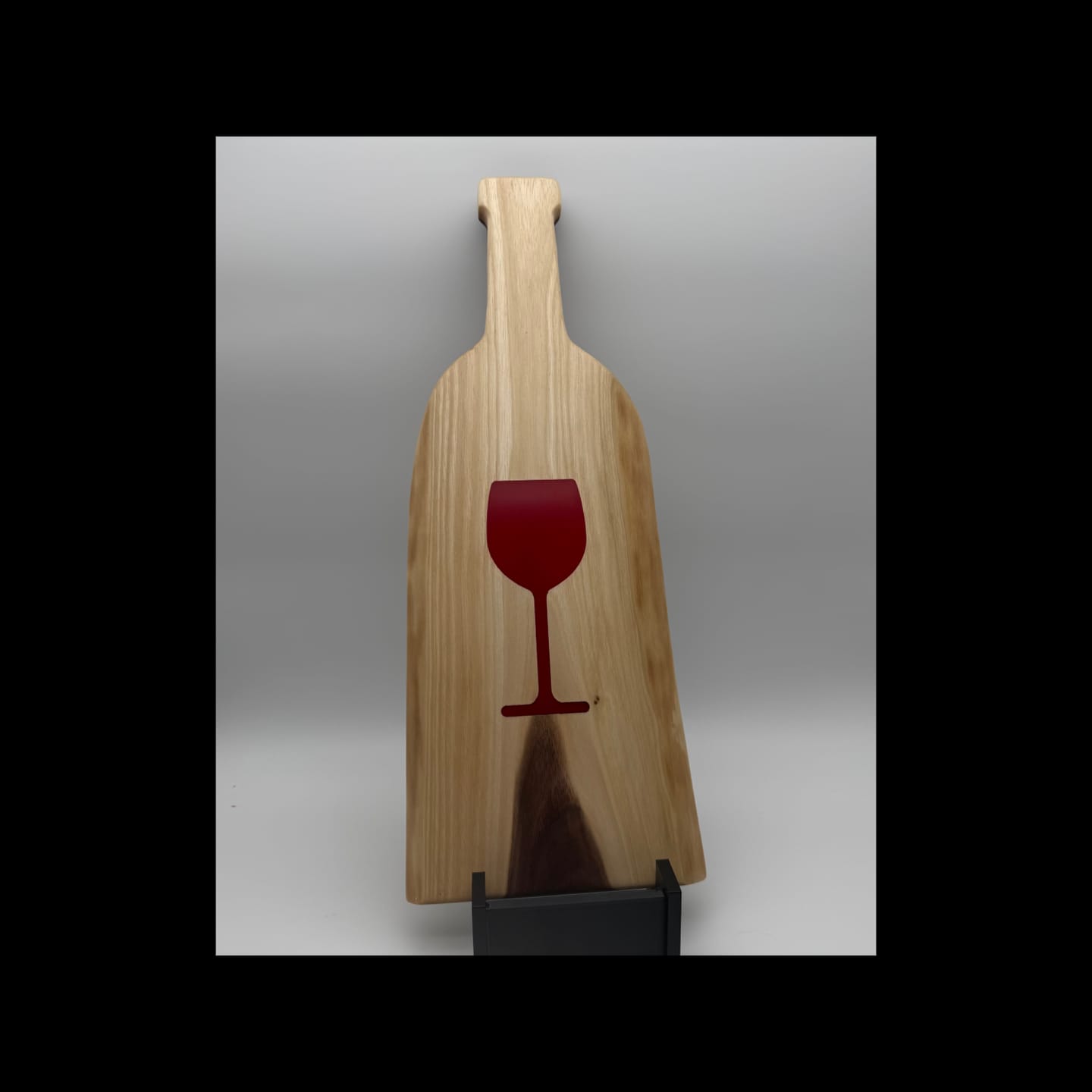 Customer photo review of 18x5" Wine Bottle Serving Board Acrylic Router Template