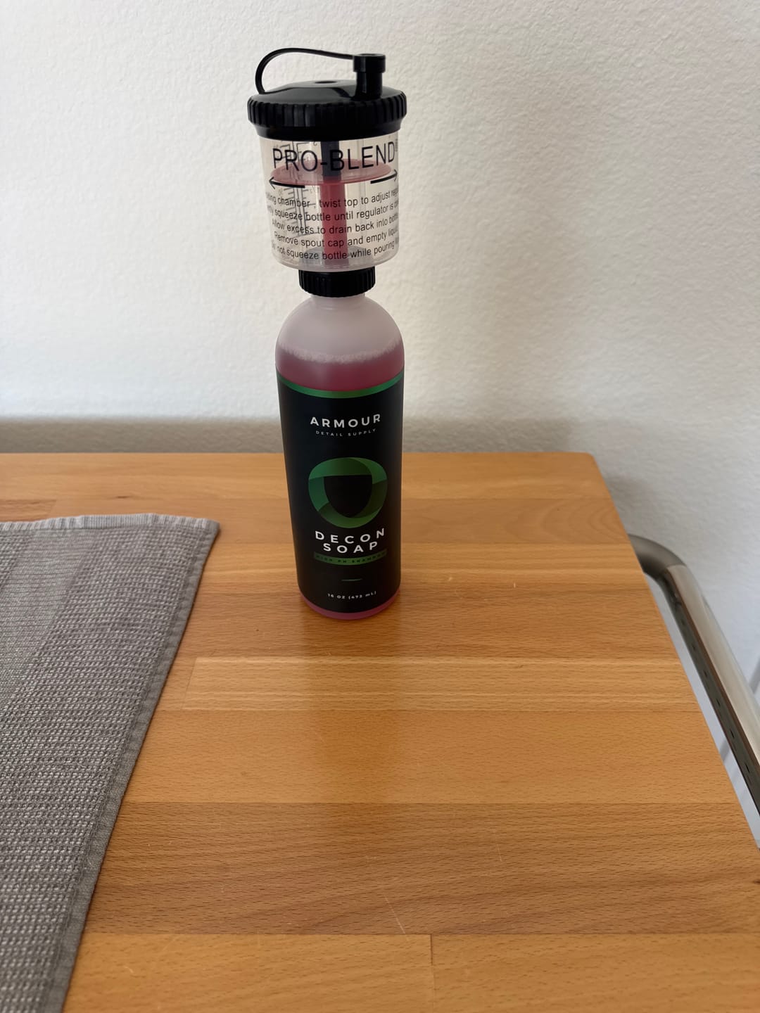 Customer photo review of Pro-Blend Bottle Proportioner