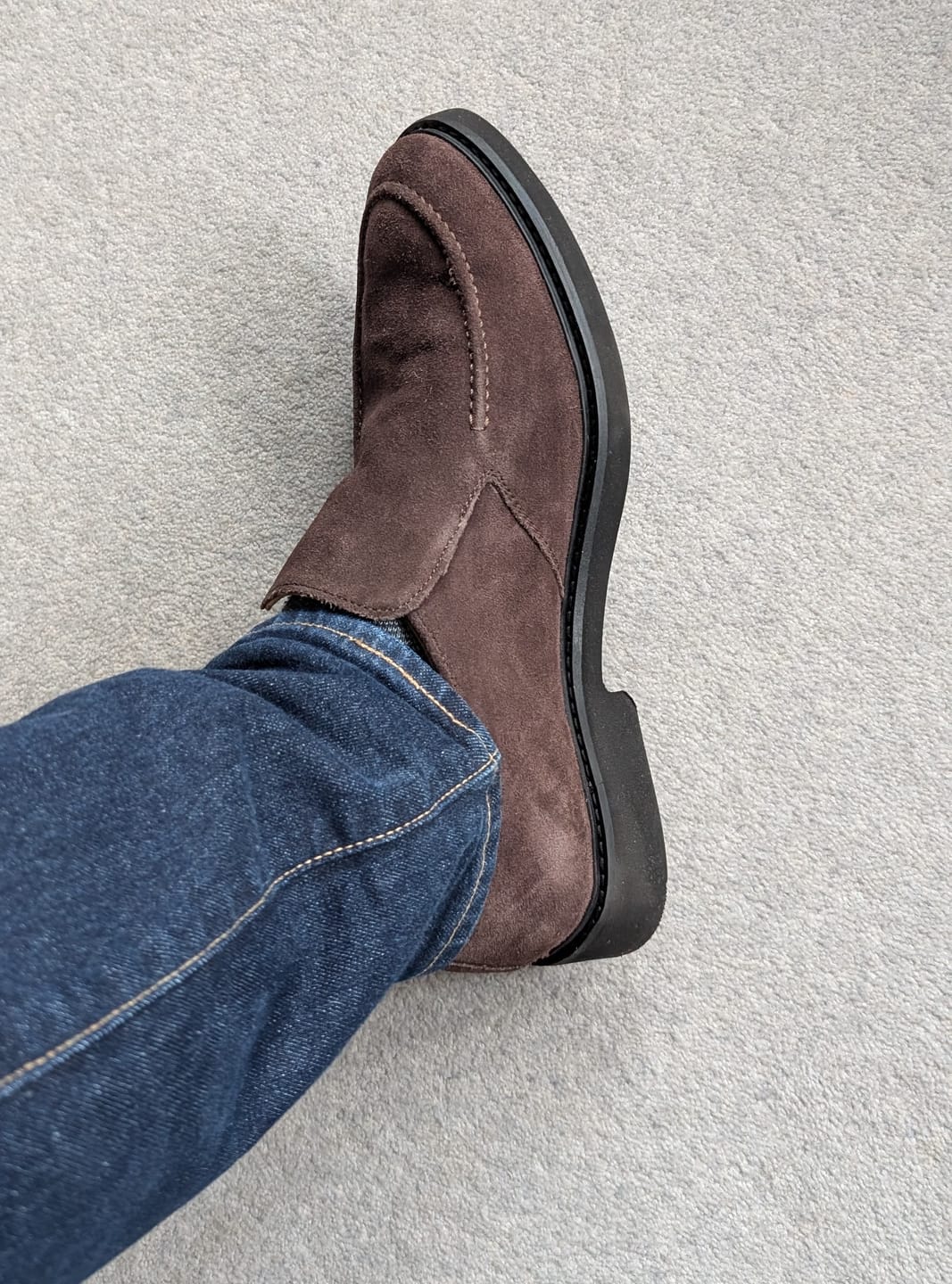 Customer photo review of Brown Earl Loafer