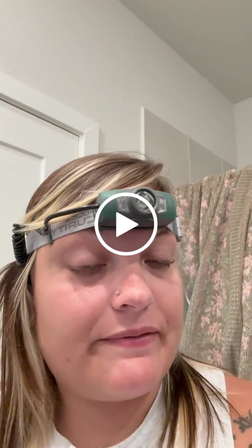 Customer video review of TWIN POWER 550 LUMEN LED HEADLAMP