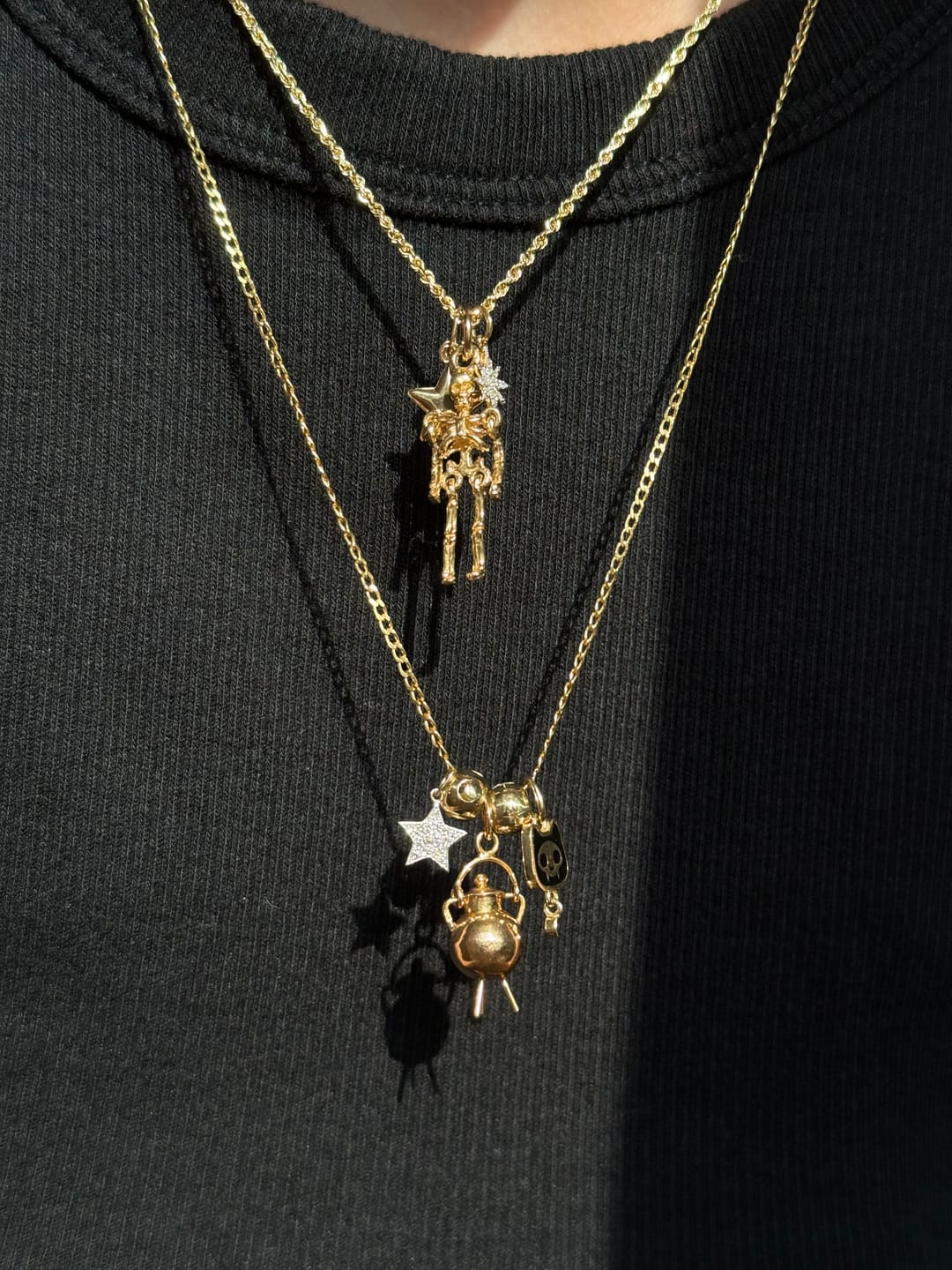 Customer photo review of 10K Star Spacer Bead