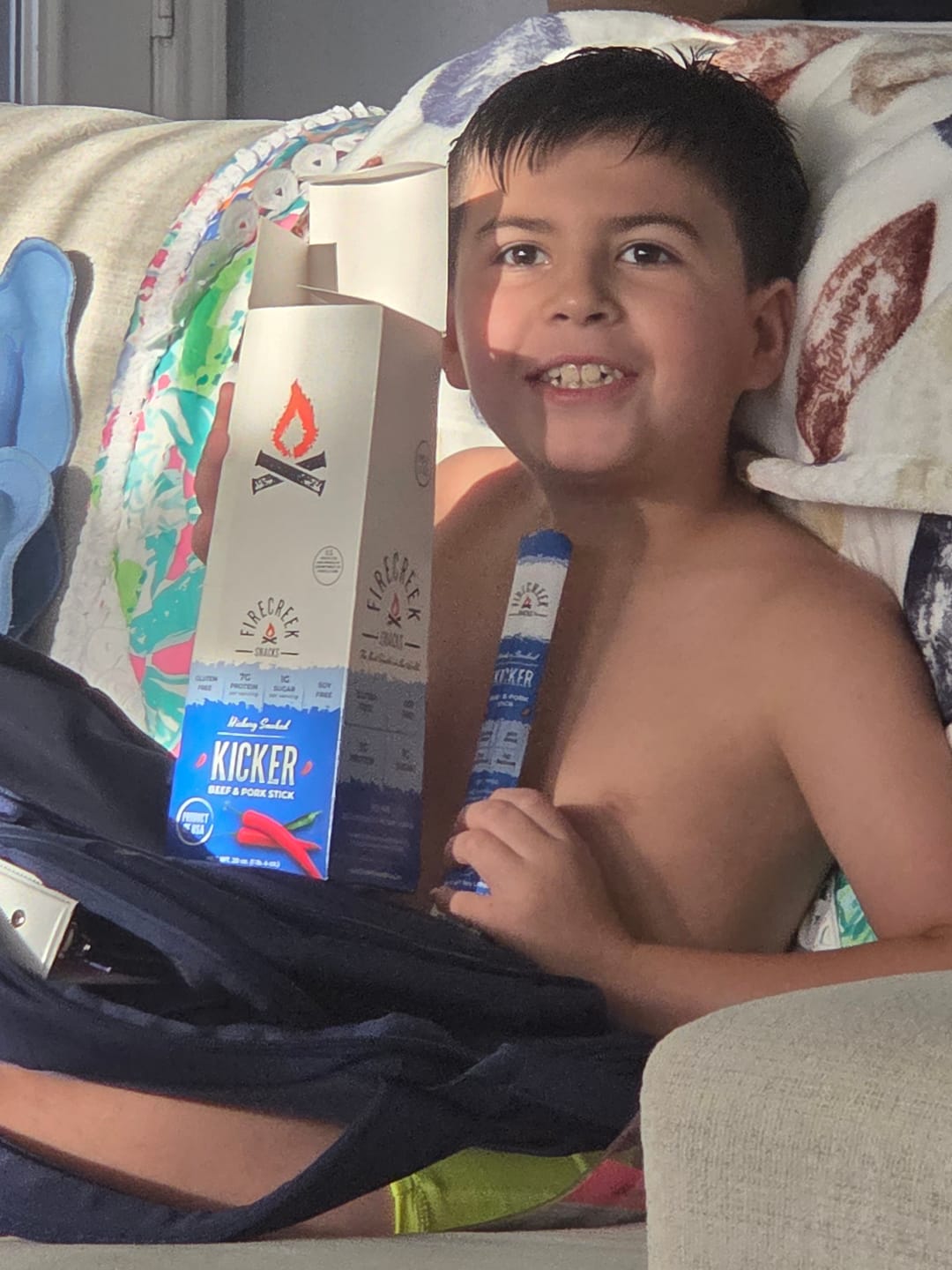 Customer photo review of Kicker - Spicy Meat Sticks