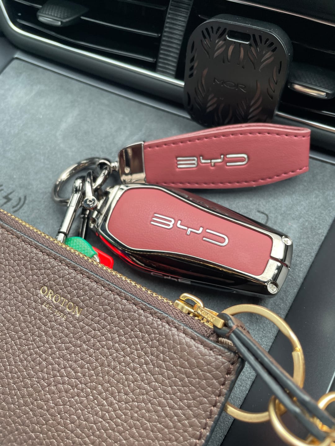 Customer photo review of Key Fob Cover with Keychain For BYD (2023-2026)
