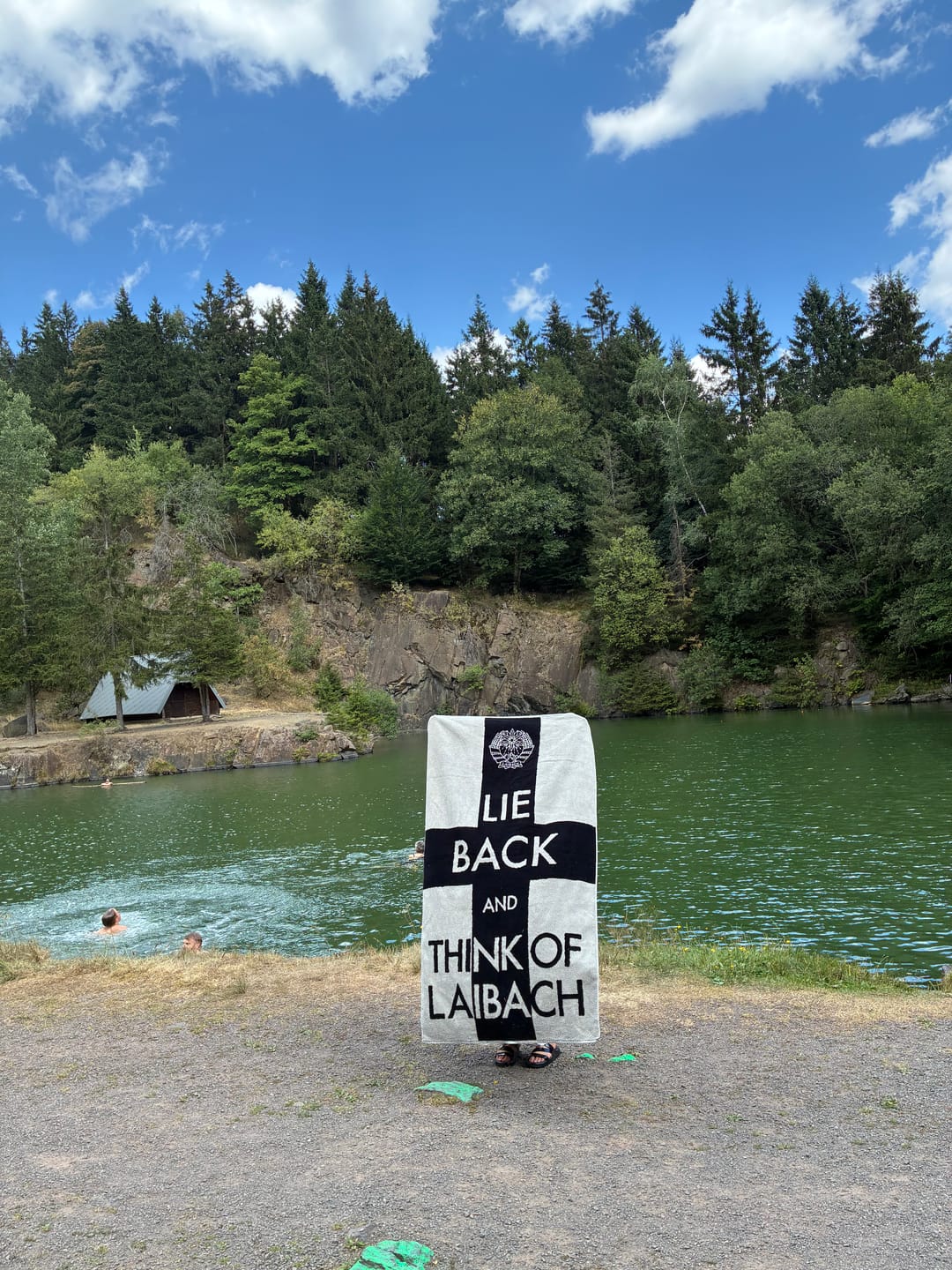 Customer photo review of LieBack - Beach Towel