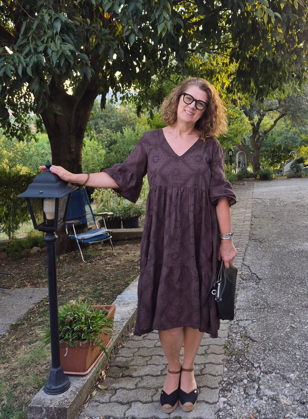 Customer photo review of VESTITO LILIANA CIOCCOLATO