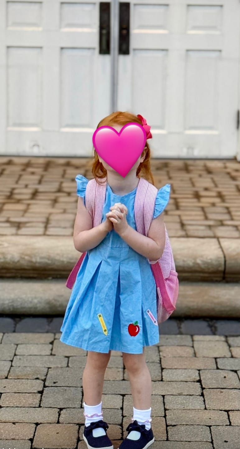 Customer photo review of School Time Blue Chloe Dress