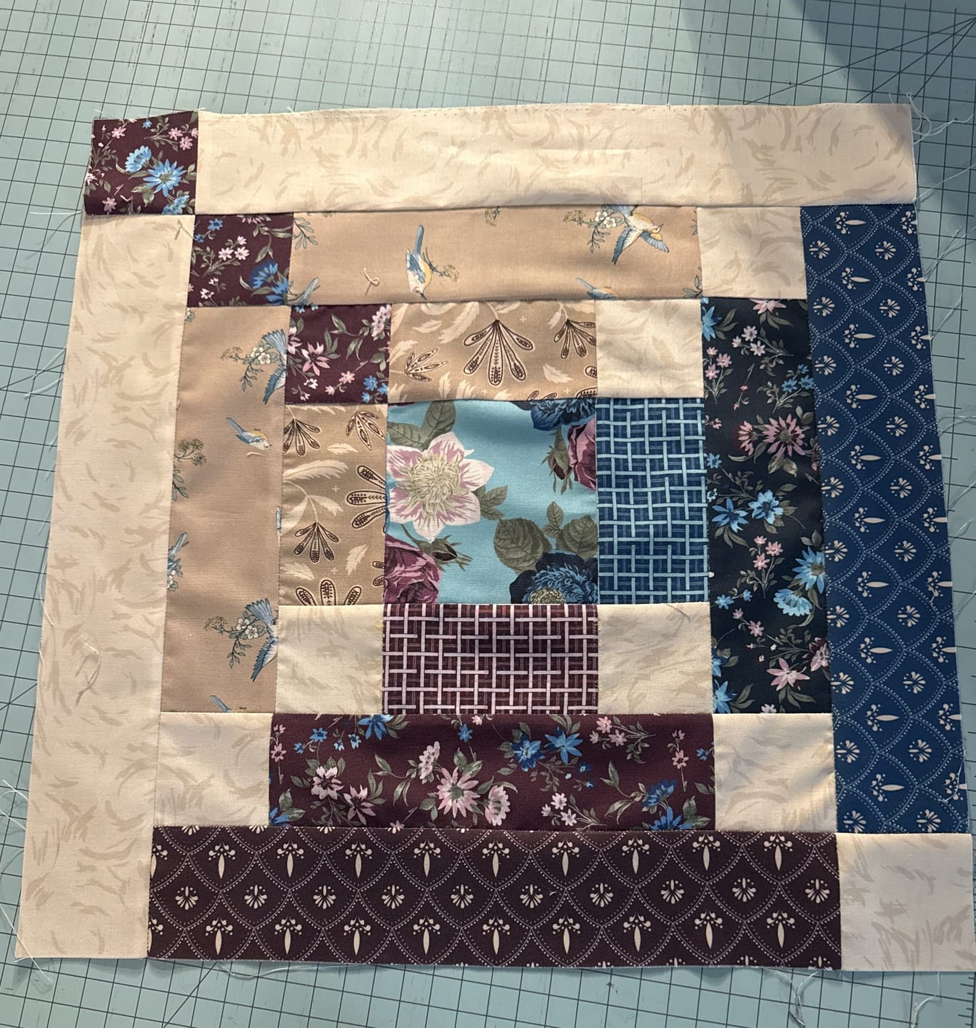 Customer photo review of Block Of The Month - Velvet Cascade (108.5" x 108.5")