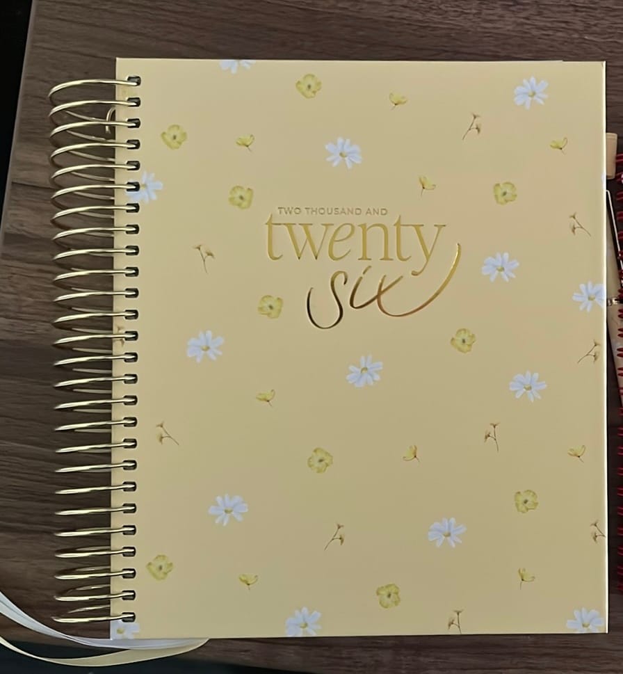 Customer photo review of 2026 Daily Planner - Butter Yellow