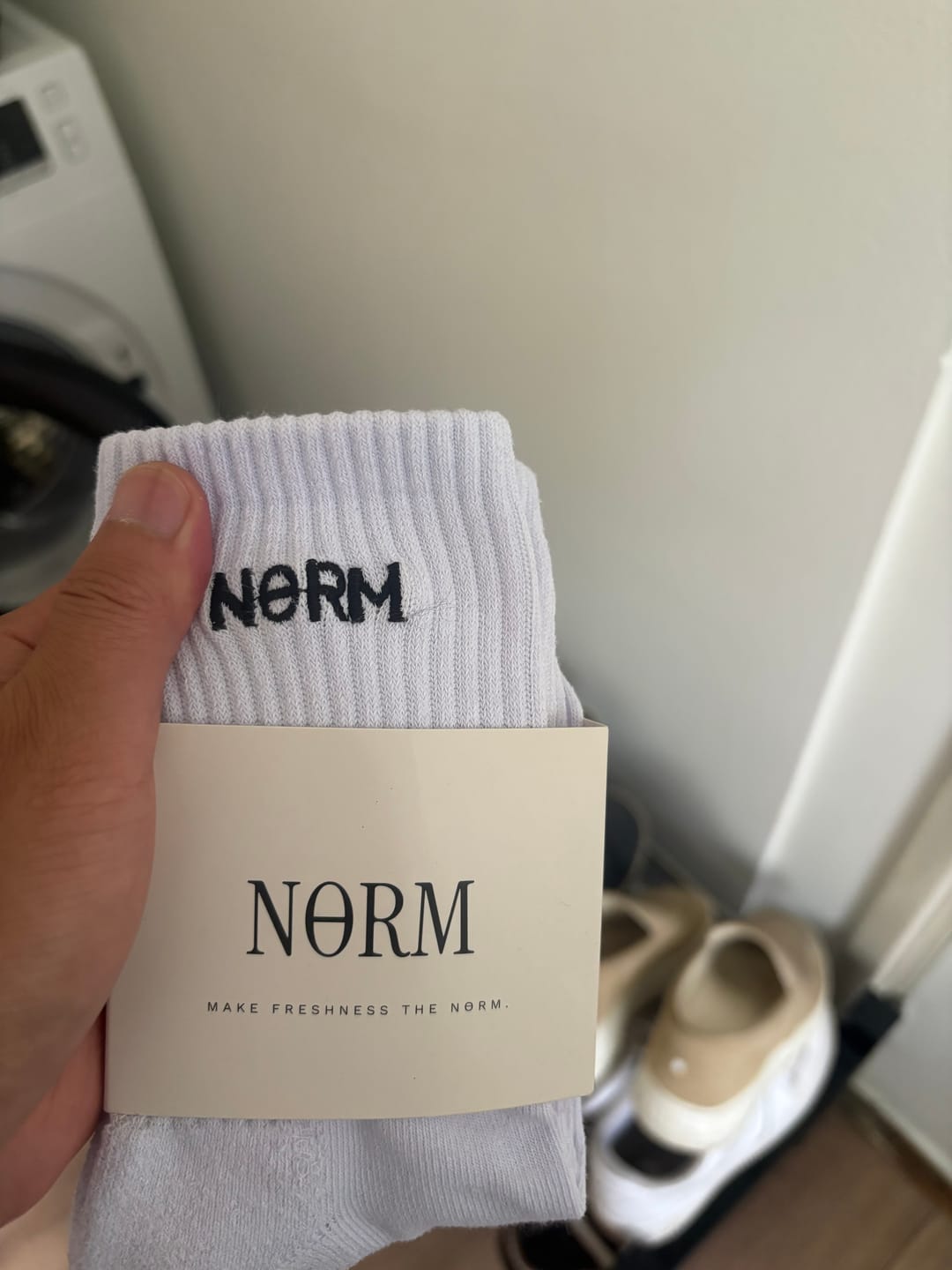 Customer photo review of Signature Crew Sock