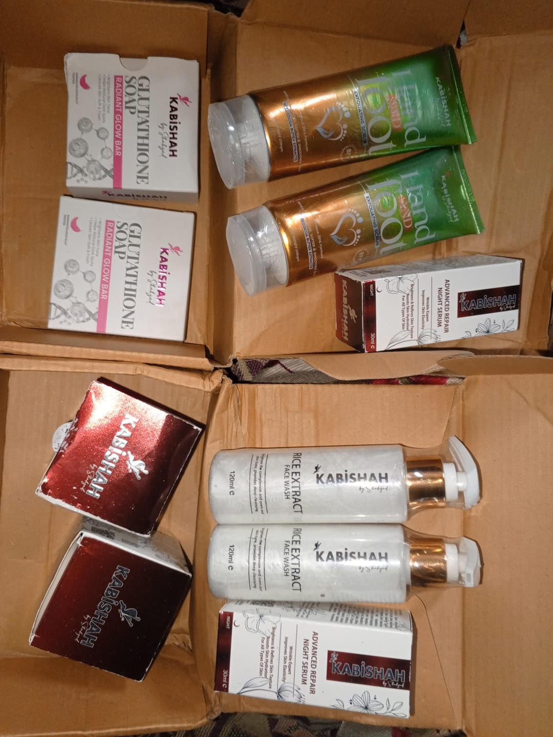 Customer photo review of Hand & foot Brightening and Moisturizing Cream
