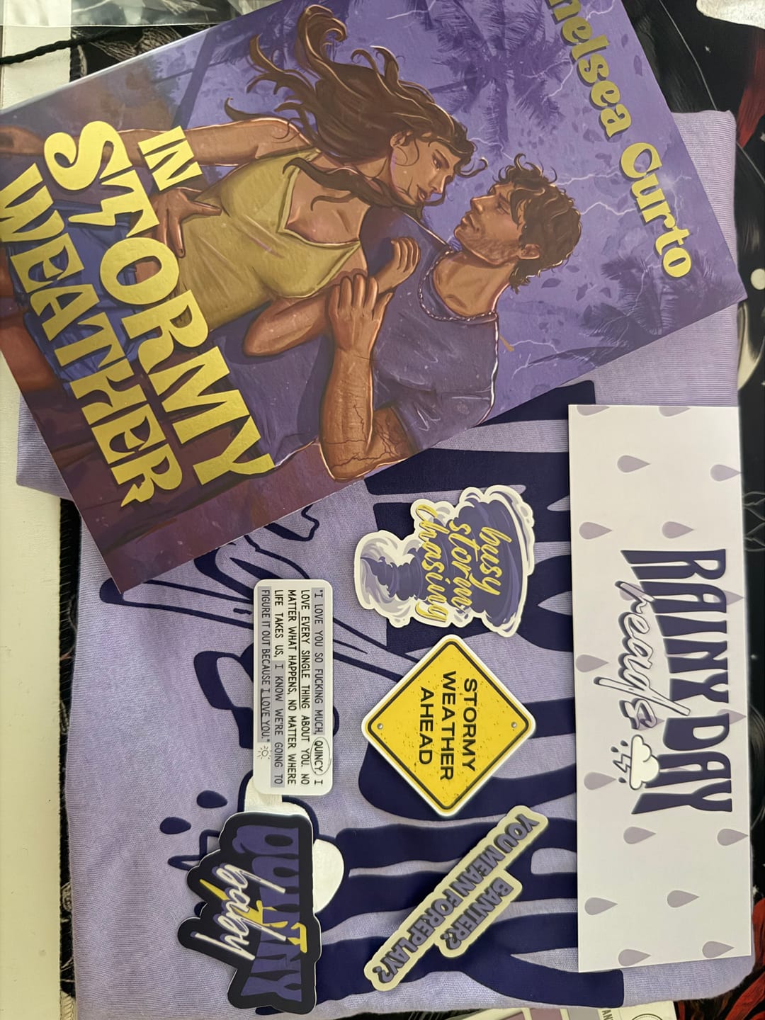 Customer photo review of smut slut book club subscription
