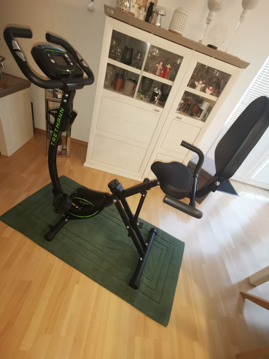 Customer photo review of Tretmann RIDE- Heimtrainer mit tiefem Einstieg