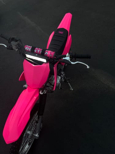 Customer photo review of Custom Seat Cover: 2026 Honda CRF125F