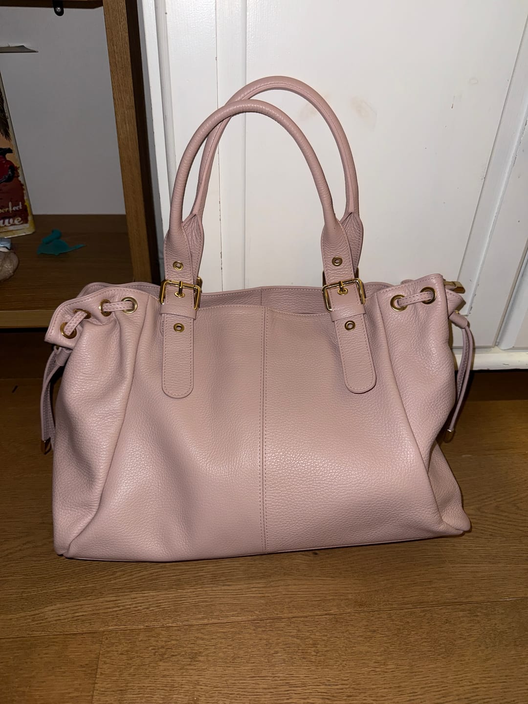 Customer photo review of Muse bag vanilla pink