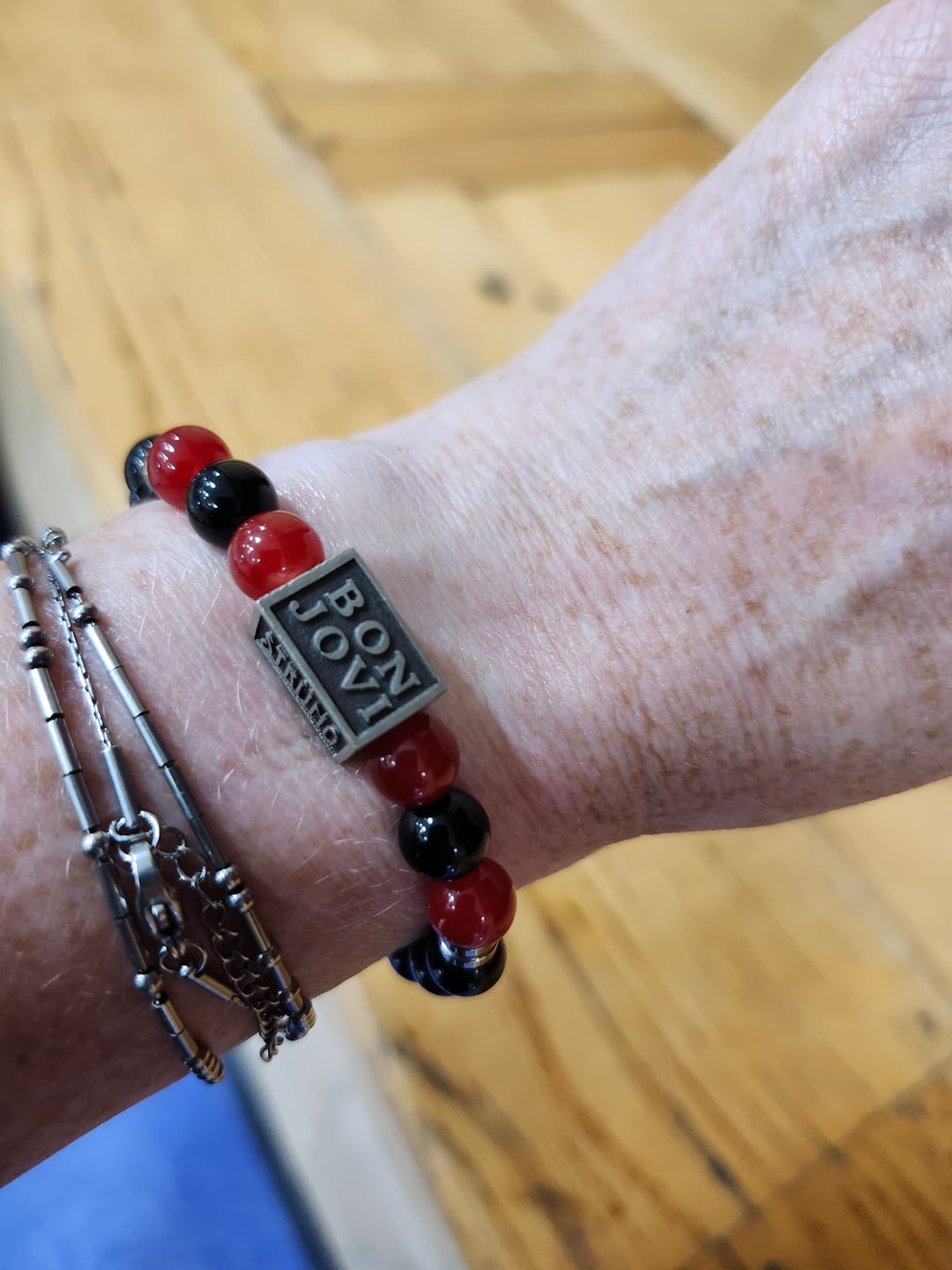 Customer photo review of BON JOVI - "FOREVER" BRACELET
