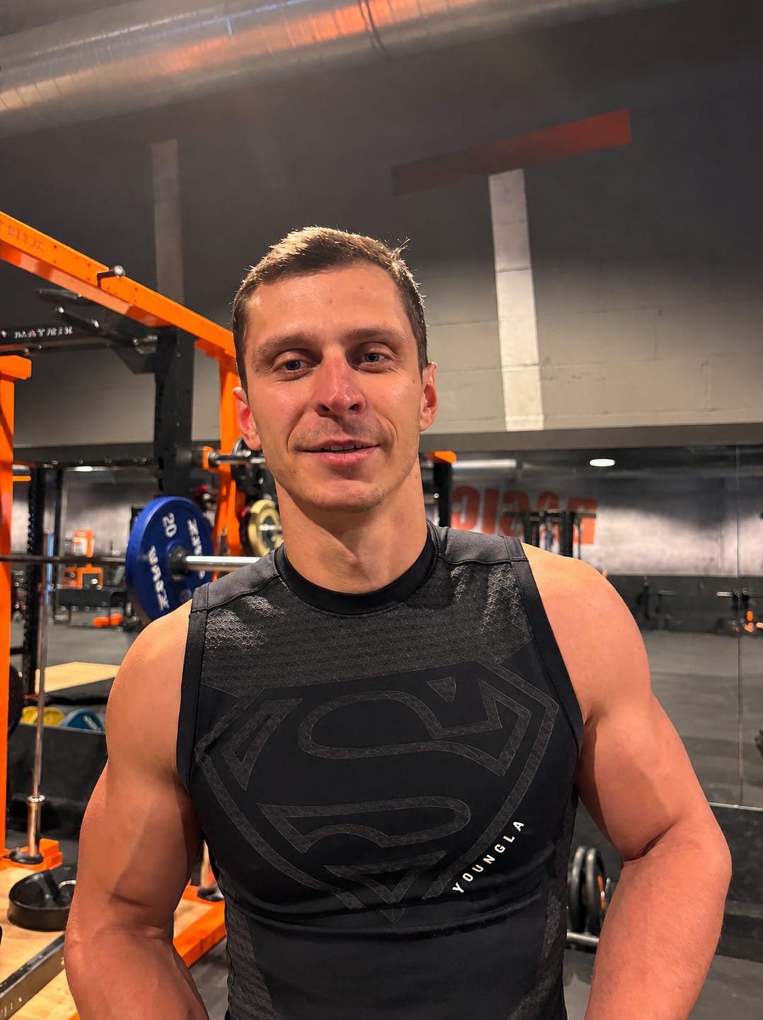 Customer photo review of 3047 - Superman Compression Tanks