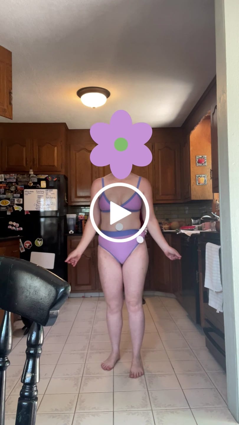 Customer video review of MOLLY Lavender Full Coverage High Rise Bikini Bottom