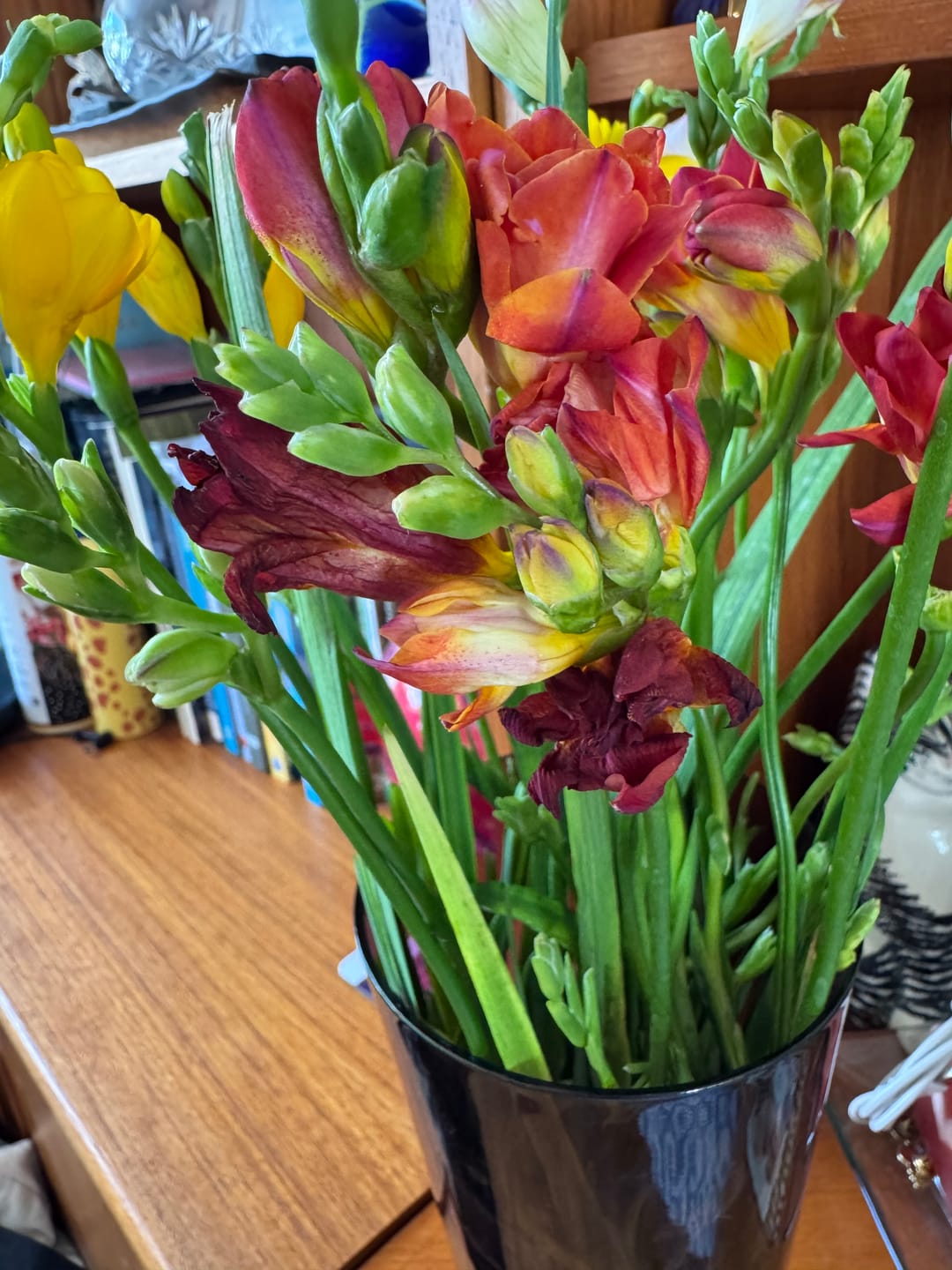 Customer photo review of Mixed Guernsey Long Stem Freesia Flowers