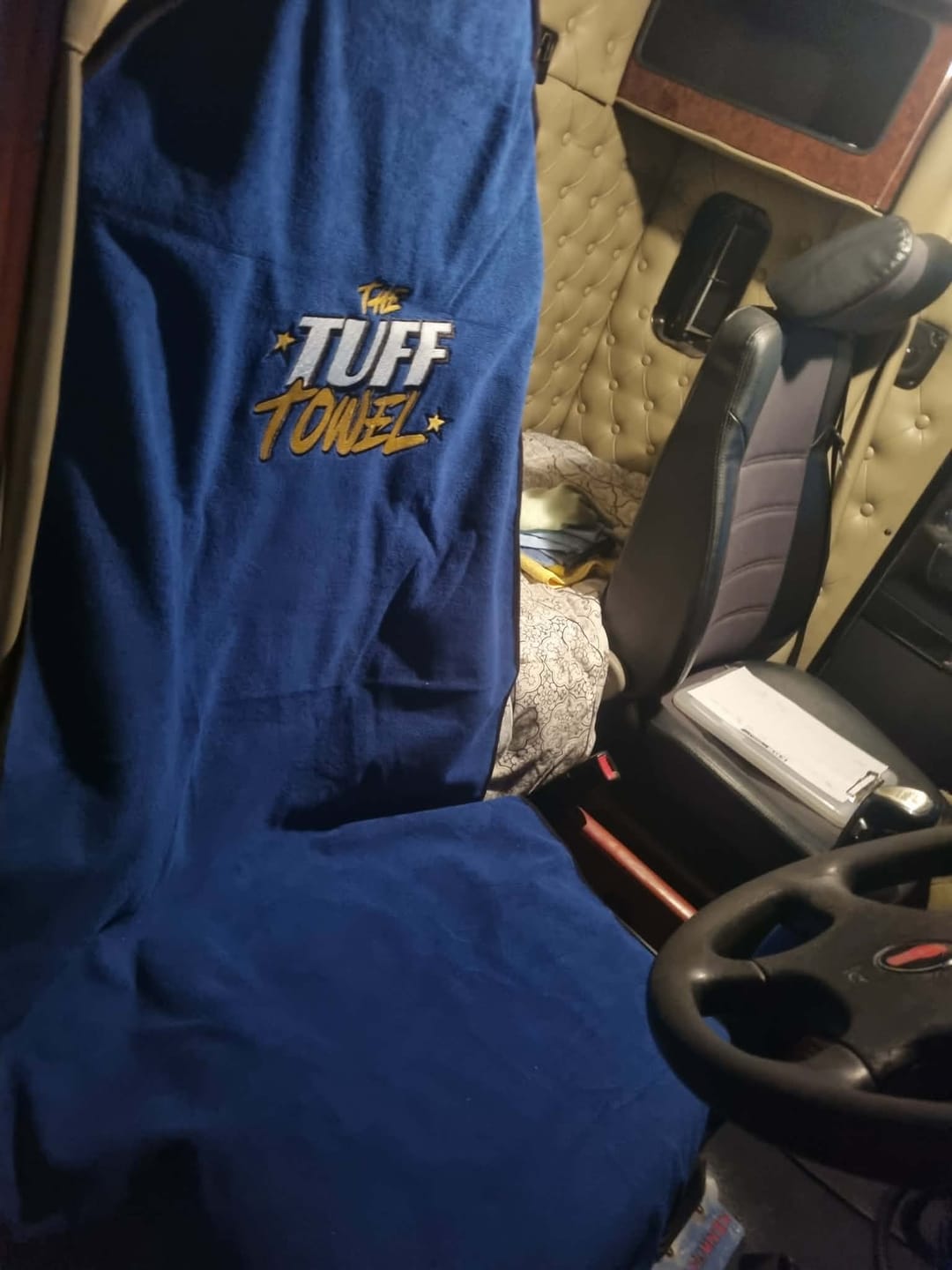 Customer photo review of Waterproof Car Towel Seat Cover