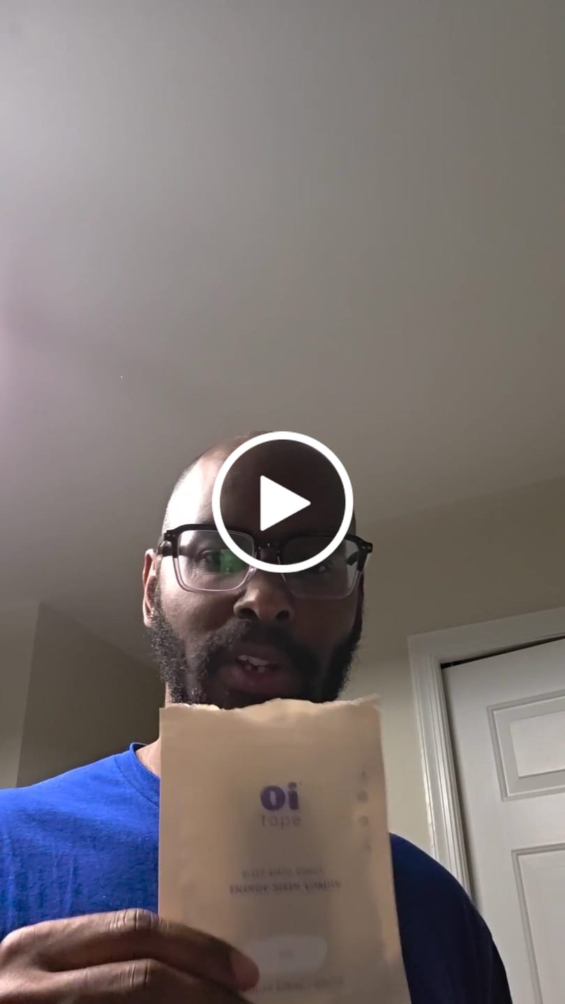 Customer video review of oi tape™ Mouth Tape