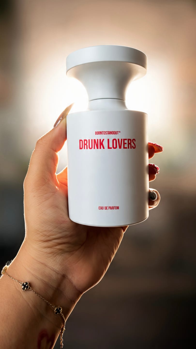 Customer photo review of Drunk Lovers Eau de Parfum BORNTOSTANDOUT®