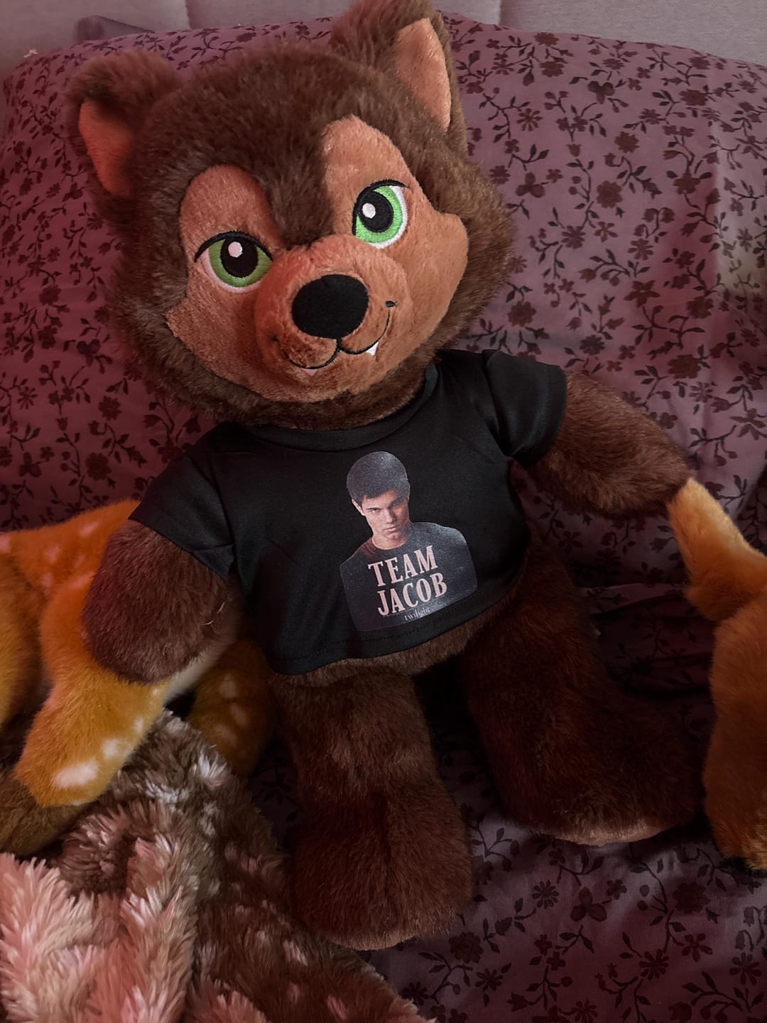 Customer photo review of Custom Teddy Bear Shirt - Personalized Photo or Text for 14-16 Inch Plush