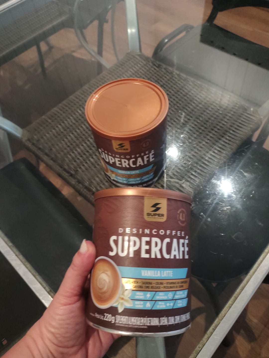 Customer photo review of Supercafé Vanilla Latte