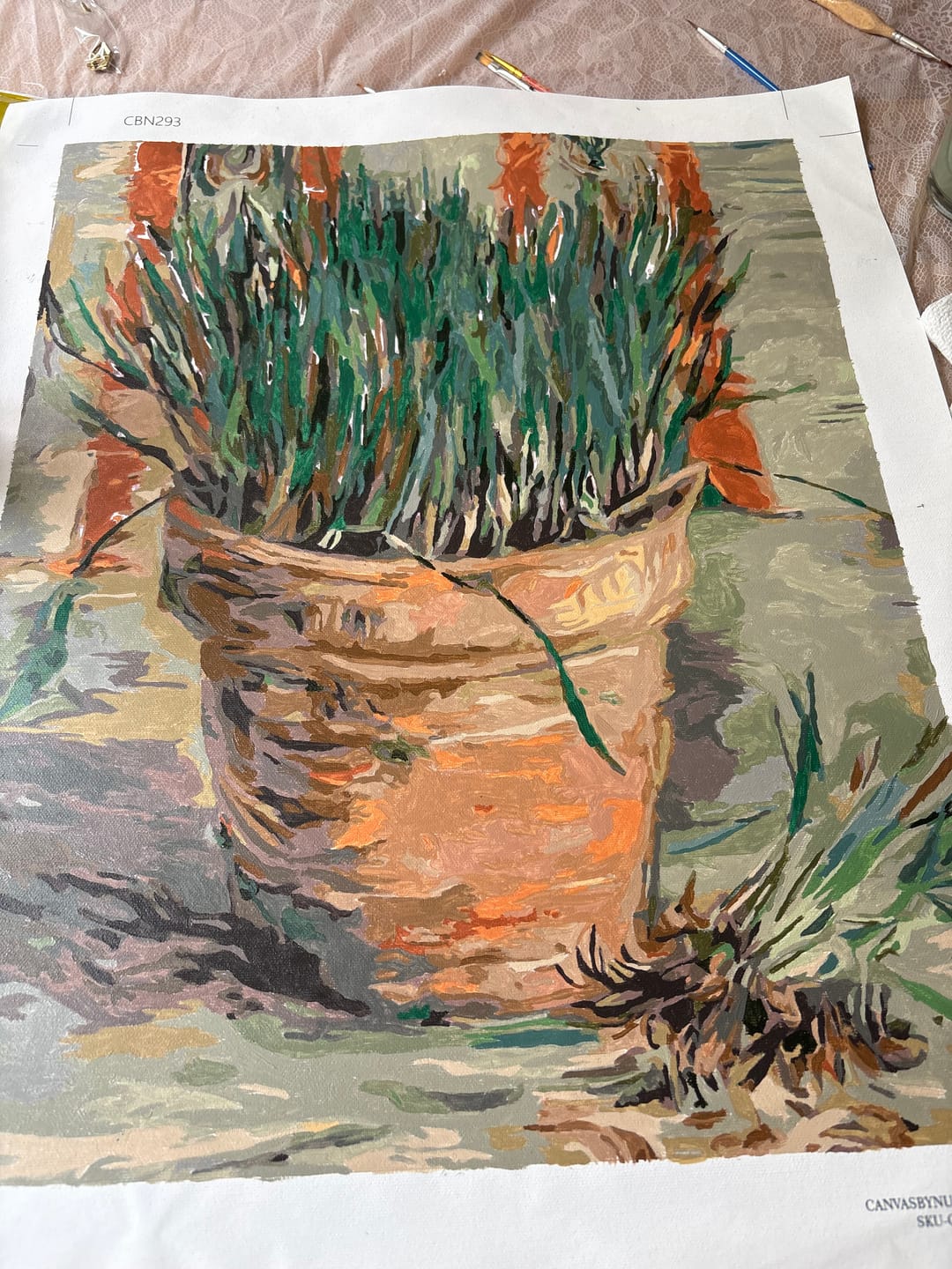 Customer photo review of Flowerpot with Garlic Chives