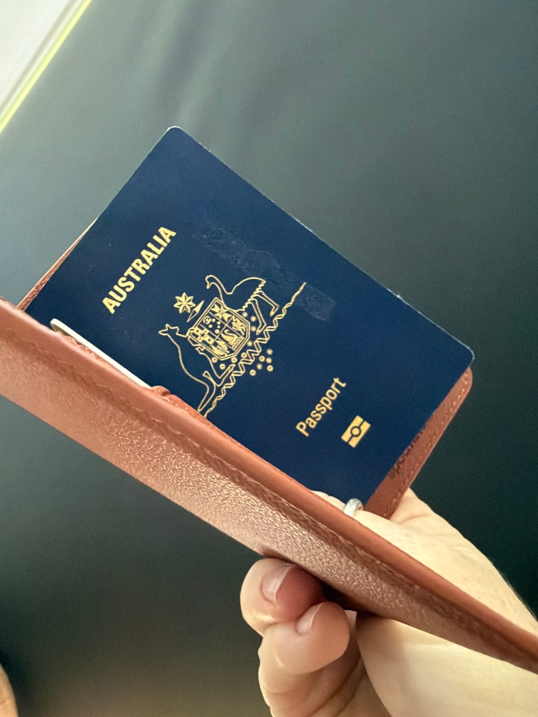 Customer photo review of Passport Holder Air