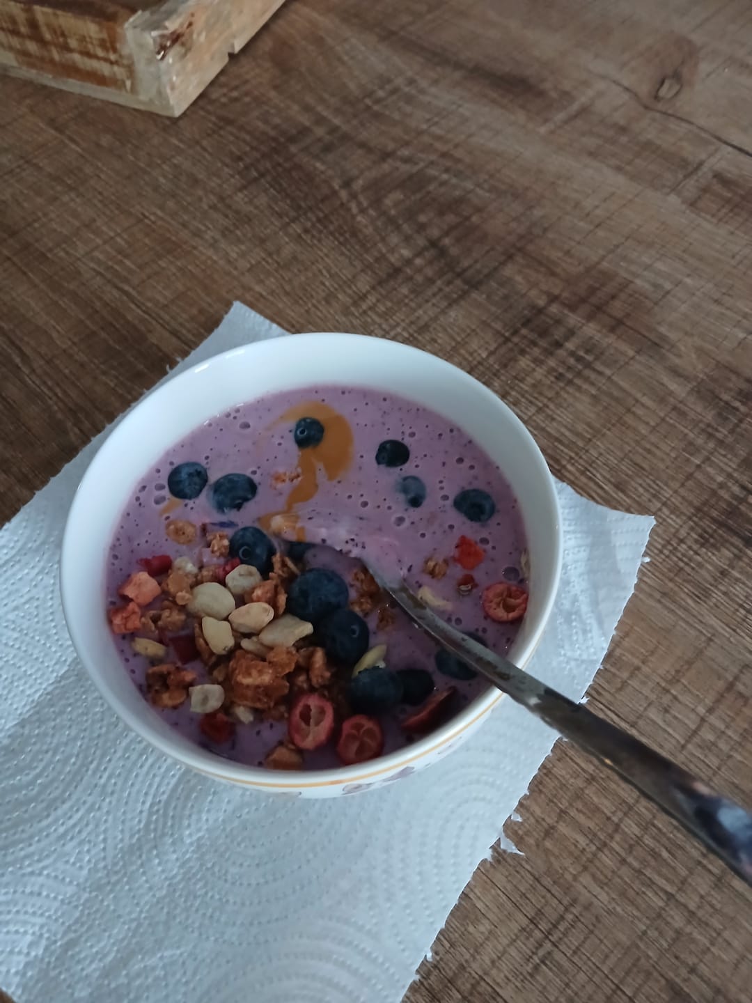 Customer photo review of Protein Strawberry Vanilla