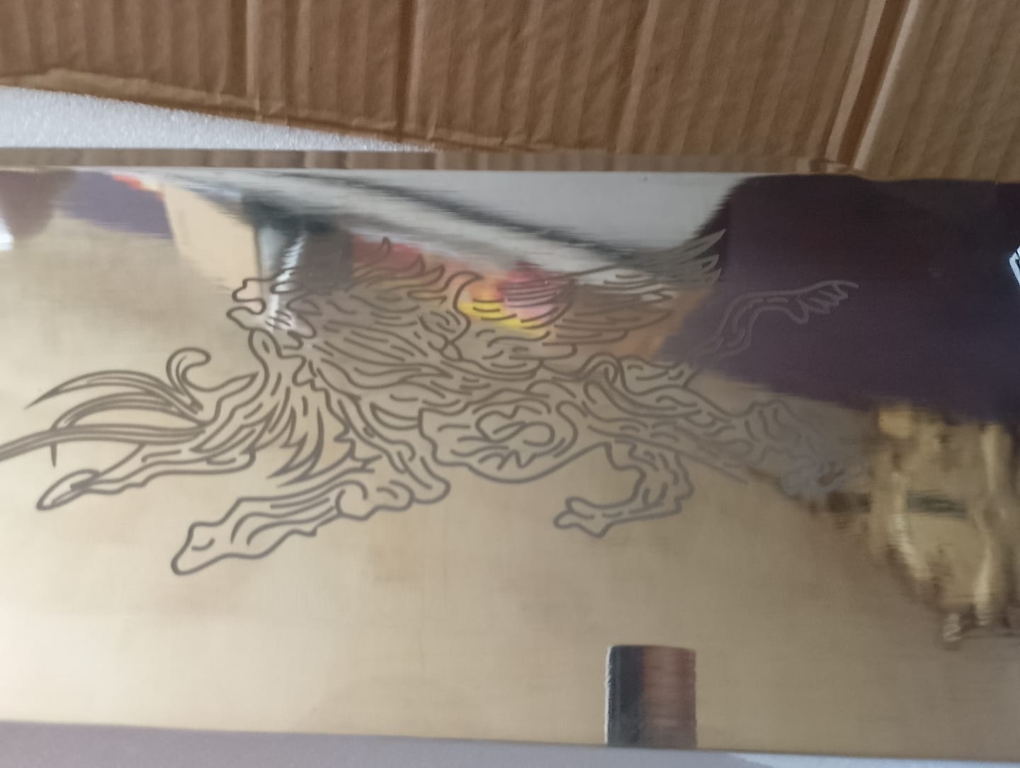 Customer photo review of Final Fantasy VIII Squall Gunblade Metal Sword