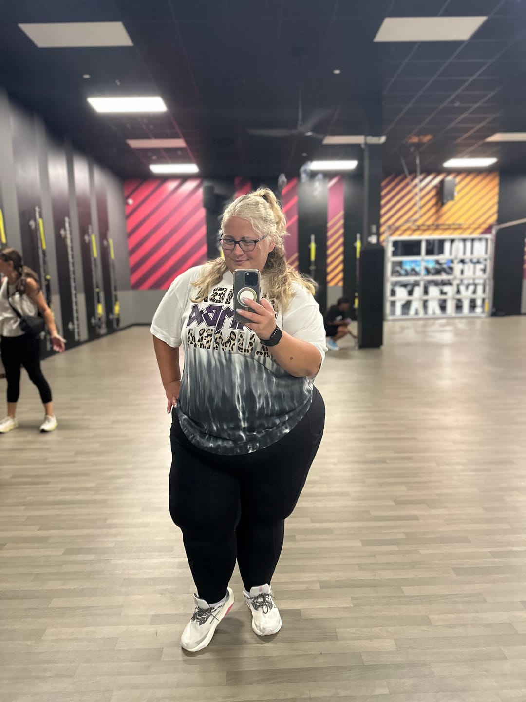 Customer photo review of Rock 'n' Roll Unisex Oversized Crew Neck Top