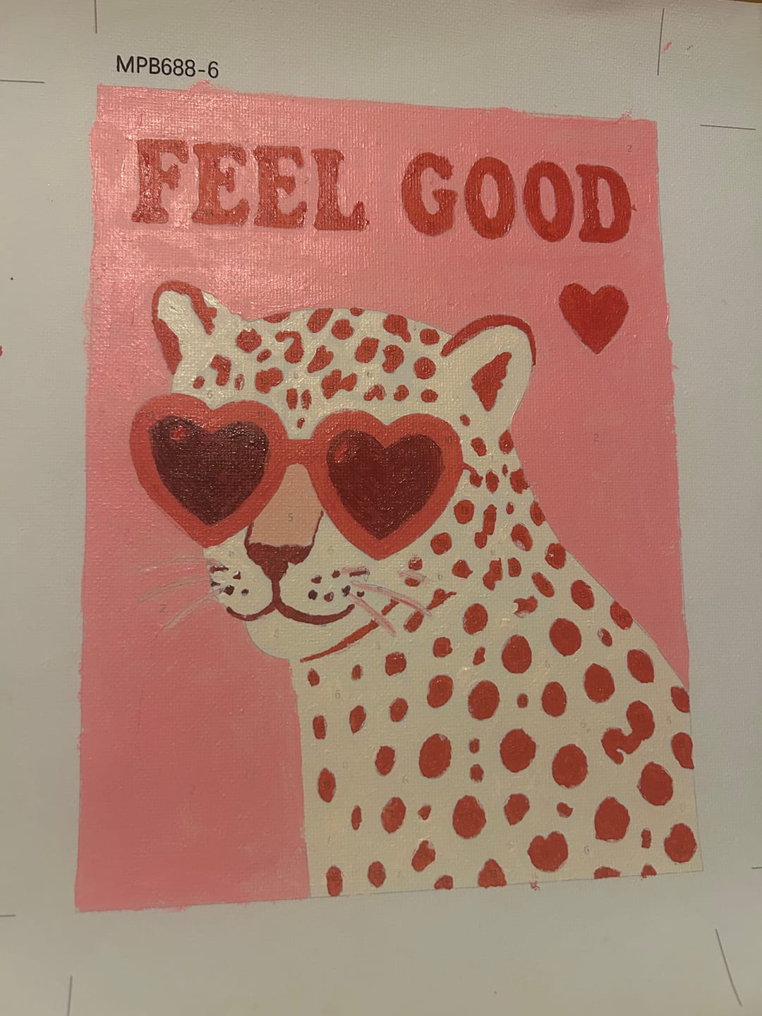 Customer photo review of 6 Mini Paintings - Feel Good Set