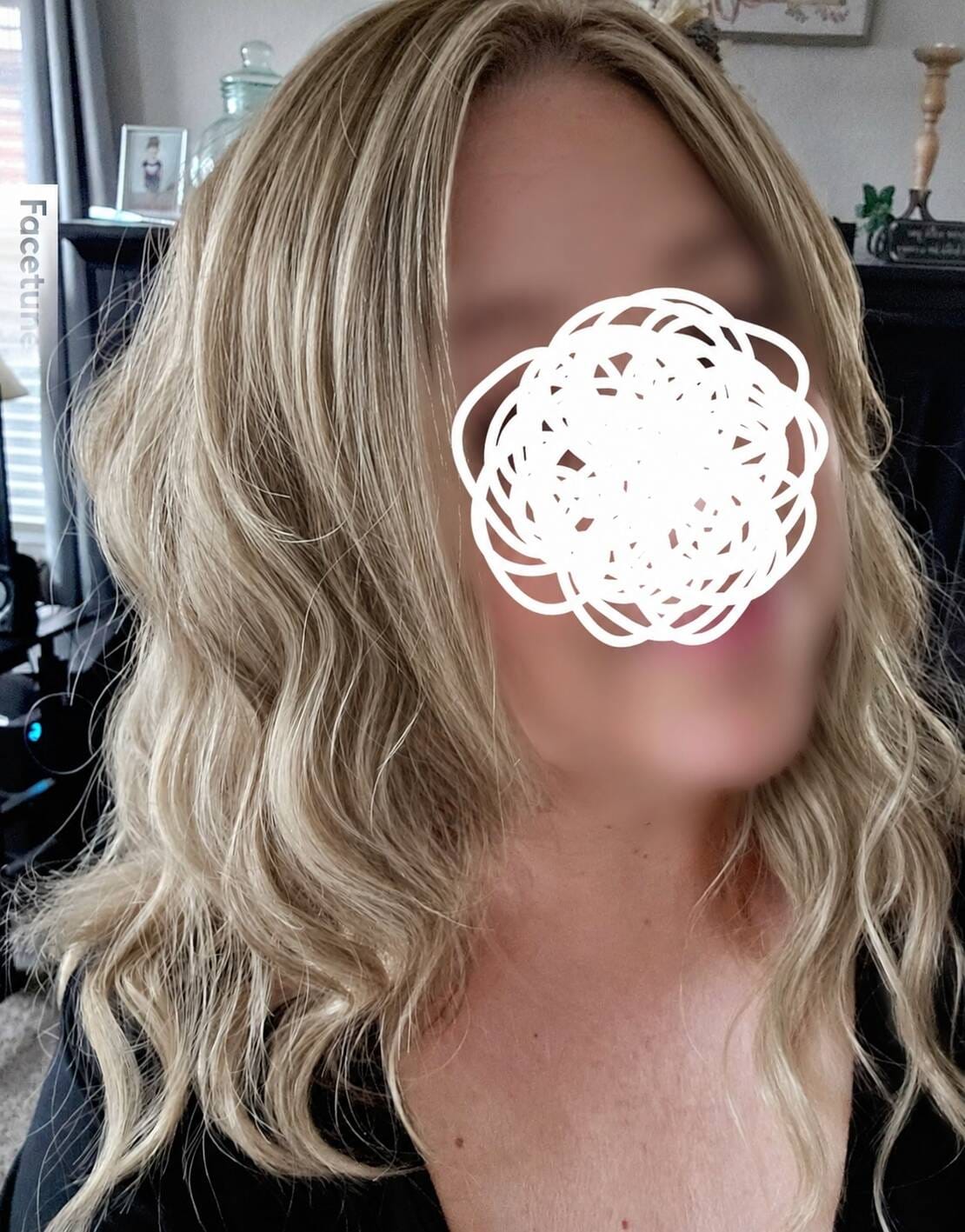 Customer photo review of Clip On Human Hair Topper Mono Base Virgin Hair Highlights Blonde For Thinning Hair #P8/60