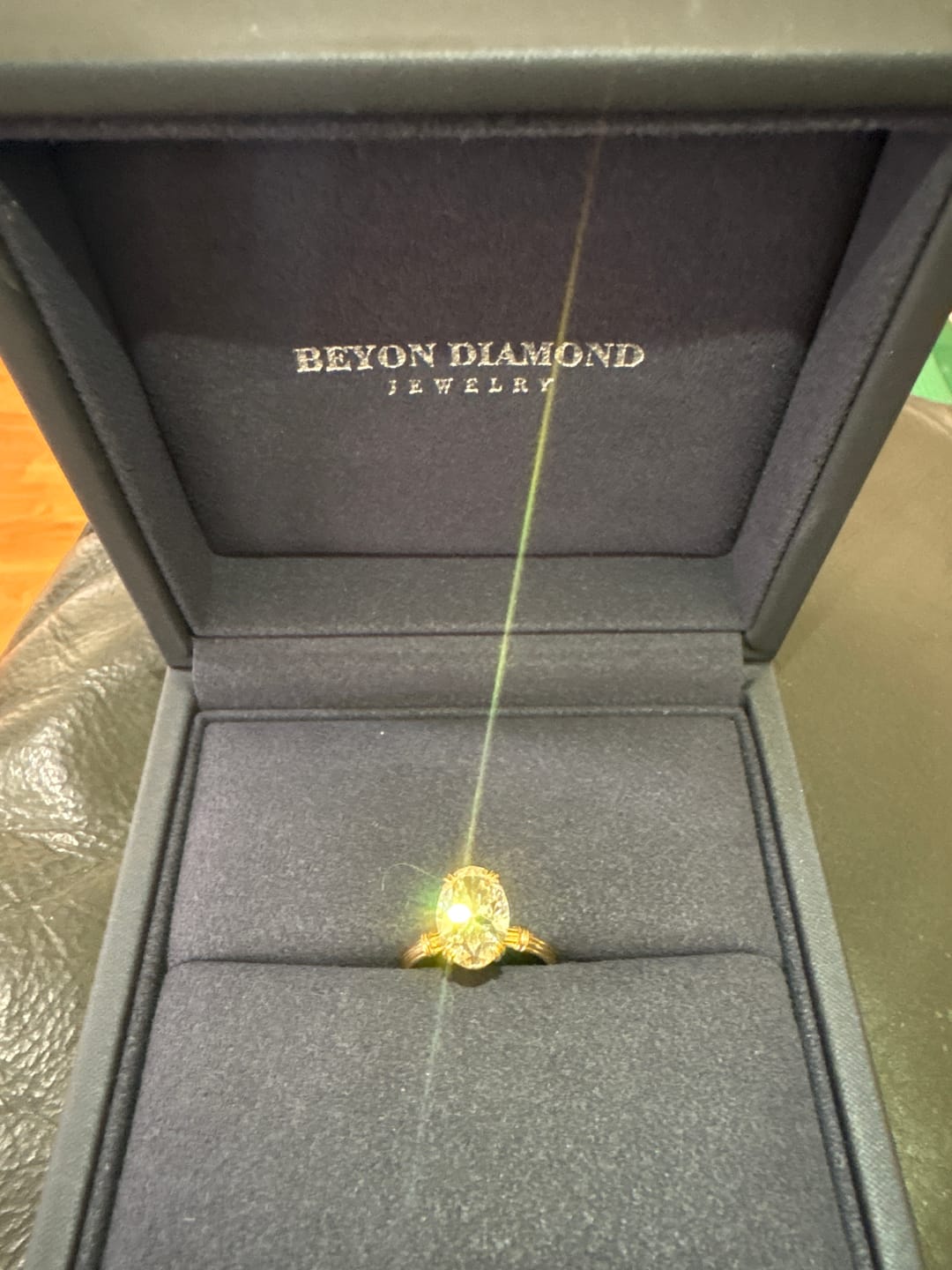 Customer photo review of Deposit/Final Payment taiyang Custom Ring 3ct 18k 1740/2