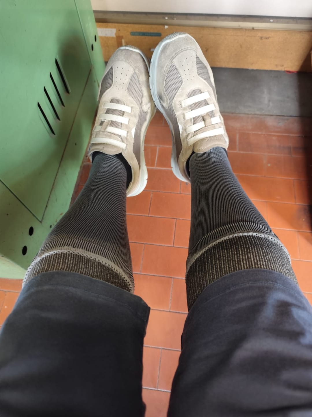 Customer photo review of Calze BambooFlow™ a Compressione punta CHIUSA – Gambe leggere tutto il giorno!