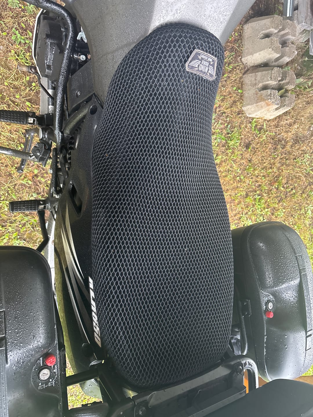 Customer photo review of Wind Rider Seat Cover