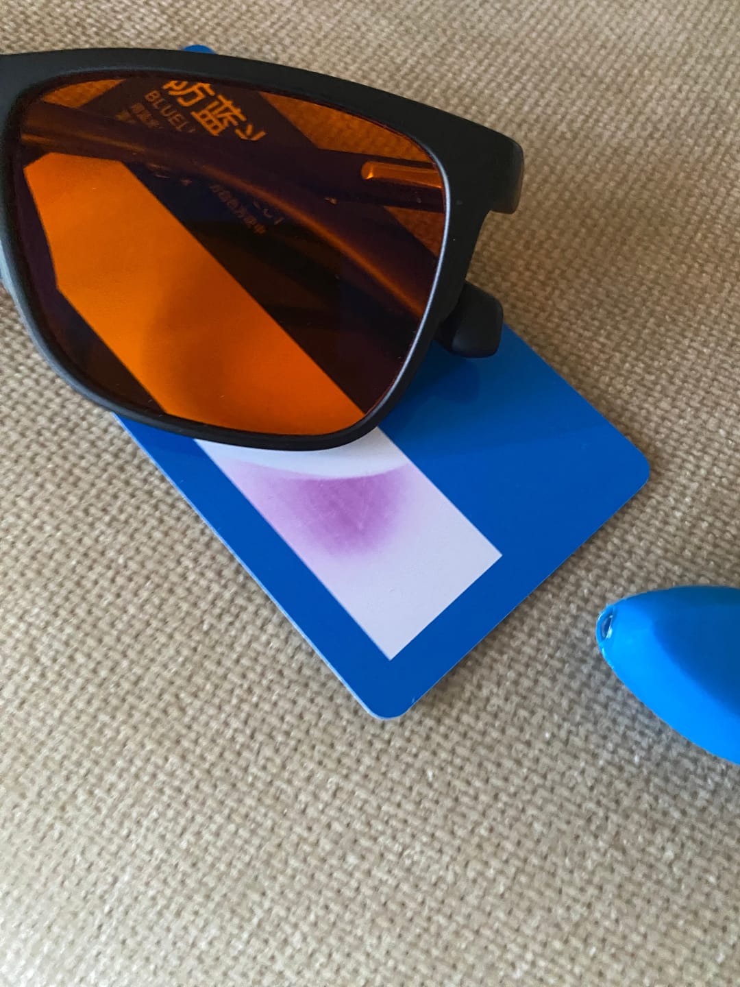 Customer photo review of Sunset Sleep Glasses