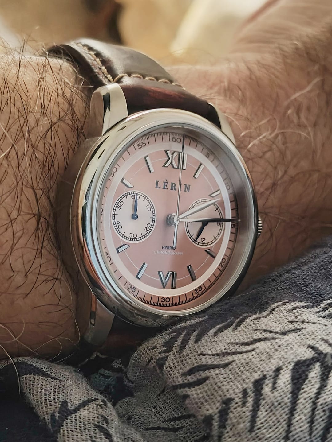 Customer photo review of Hybrid Chronograph Limited Edition - Salmon