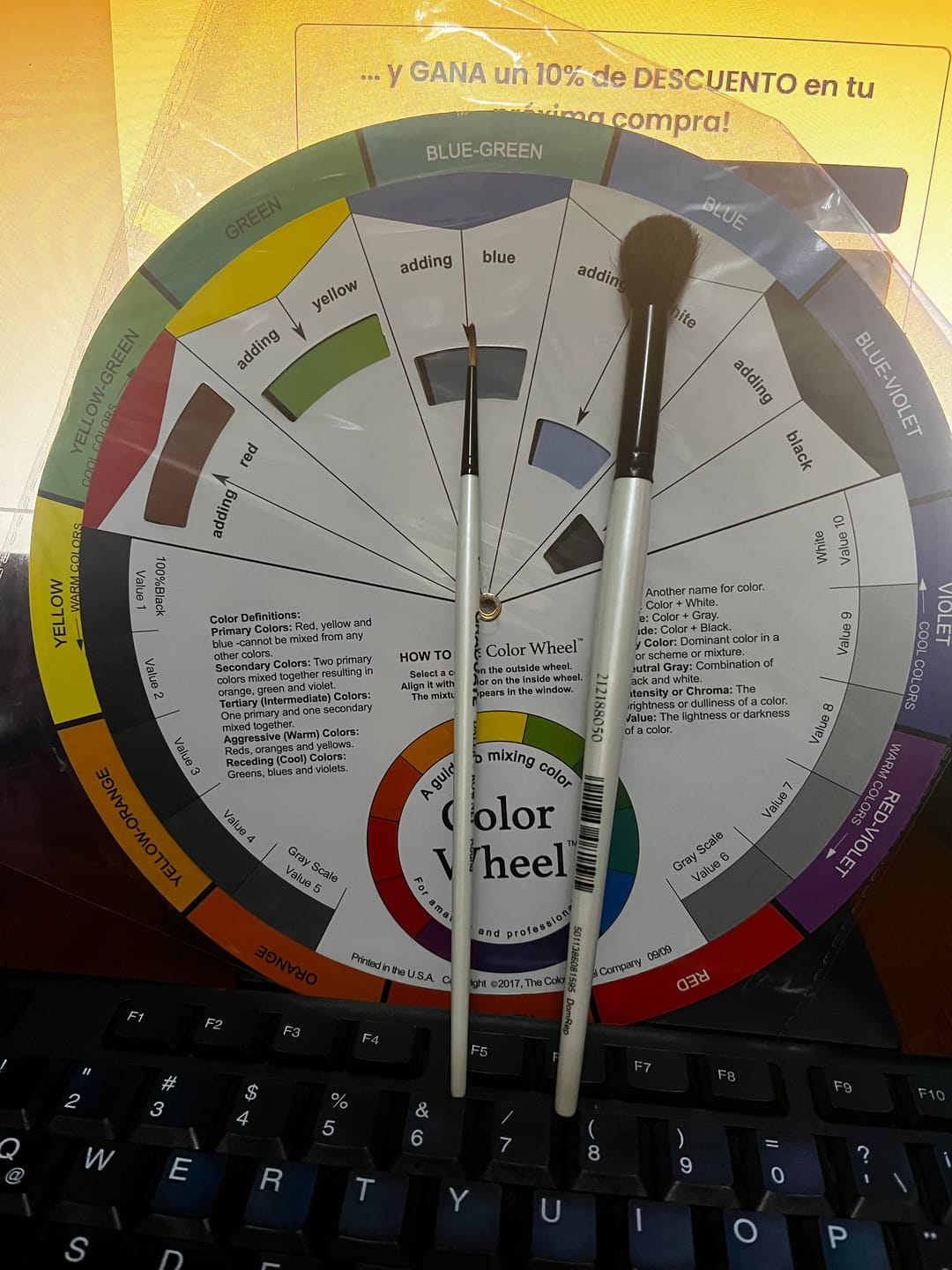 Customer photo review of Daler Rowney Graduate - Pinceles Round Mop Pelo Cabra Negra